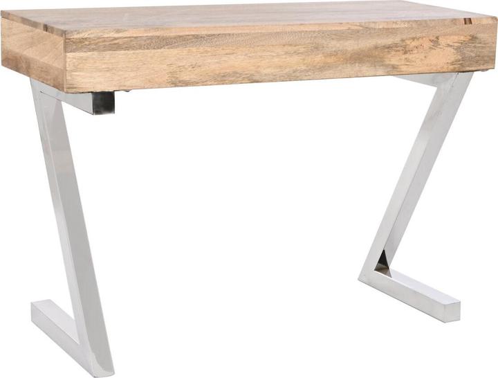 Image du produit Esprit Set of furniture Home Brown Silver Steel Mango wood 110 x 40 x 76 cm (3 Pieces) (110 x 40 x 76 cm)