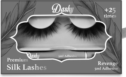 Produktbild Dashy Premium Silk Lashes + 5 ml Adhesive Revenge (Künstliche Wimpern)