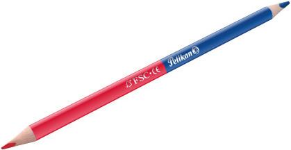 Produktbild Pelikan Rot-Blau Silbentrennstift dünn, 2 Stk. auf Blister (Rot/blau, 2 x)