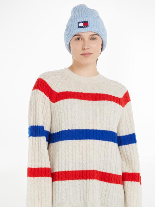 Produktbild Tommy Hilfiger TJW Soft Beanie Met Logo - Blauw - One Size