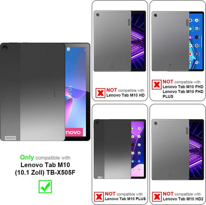 Actual product image Cadorabo Tablet Case Tablet Universal 360 (Lenovo Tab M10)