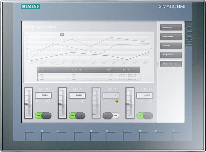 Actual product image Siemens SIMATIC HMI KTP1200 12" TFT PROFIBUS