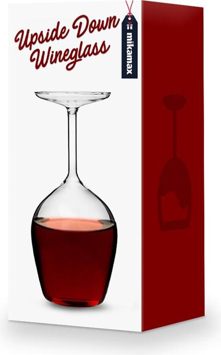 Actual product image Mikamax Upside Down Wineglass (35 cl, 1 Glasses, White wine glasses)