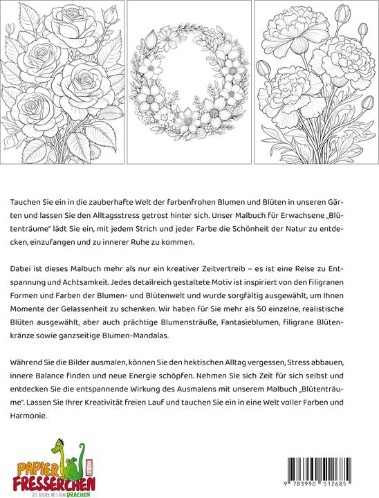 Immagine prodotto Holland:Blütenträume - Ein Malbuch für