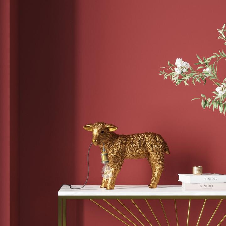 Immagine prodotto Kare Design Lampada da tavolo Animal Flower Sheep Gold 36cm (E27)