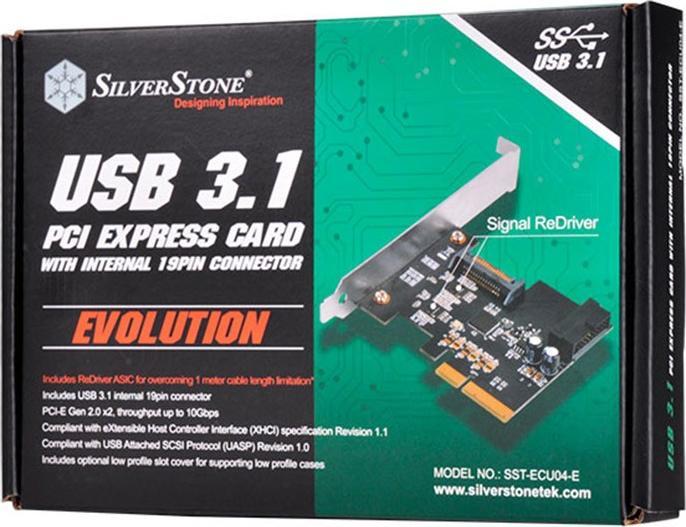 Actual product image Silverstone SST-ECU04-E ReDriver ASIC
