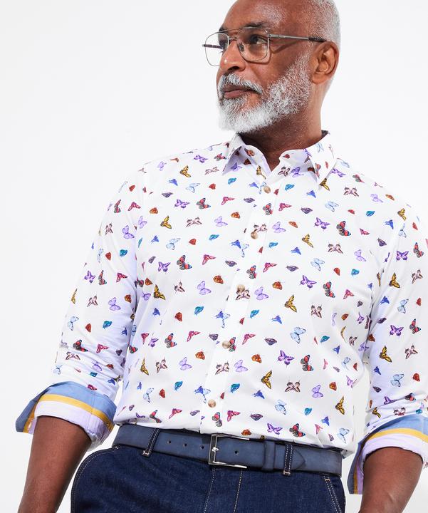 Produktbild Joe Browns Butterfly Print Contrast Trim Shirt (S)