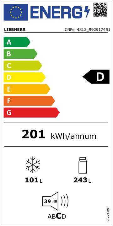 Energy Label Liebherr CNPel 4813 (116 l)