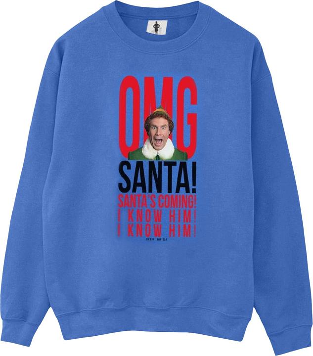 Produktbild Elf OMG Santa I Know Him Sweatshirt (L)