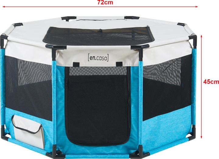 Actual product image En.Casa Pet playpen Naerøysund 72x72x45 cm