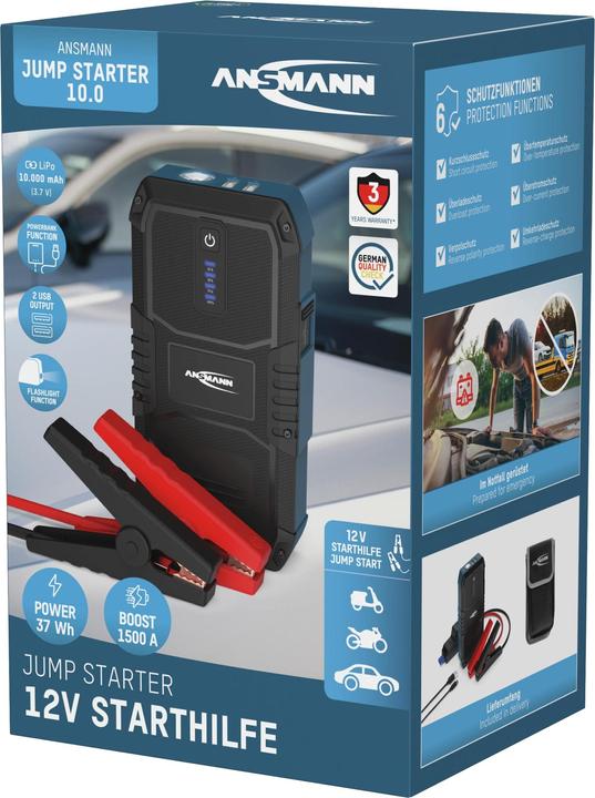 Image du produit Ansmann Jump Starter 10.0 (1500 A, 10000 mAh)