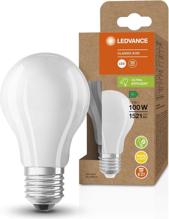 Produktbild Ledvance LED-Lampe (E27, 7.20 W, 1521 lm, 1 x, A)