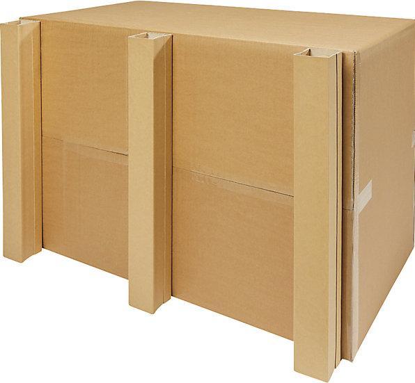 Image du produit kaiserkraft Patins de palette en carton compact terra (6 pièce(s))