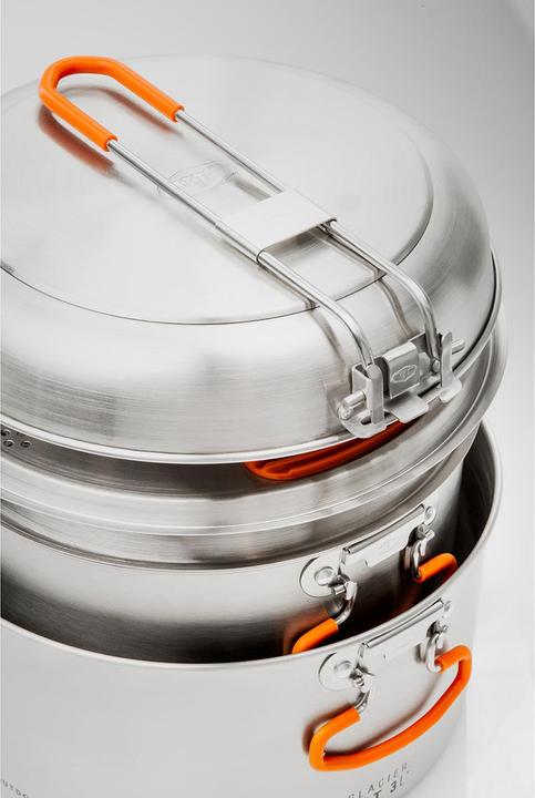 Image du produit GSI Glacier Stainless Base Camper Medium Batterie de cuisine