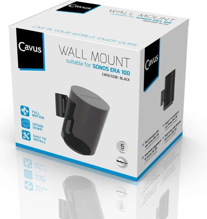 Immagine prodotto Cavus CMSE100B (1 pz., Installazione a parete, Rotante, Inclinabile)