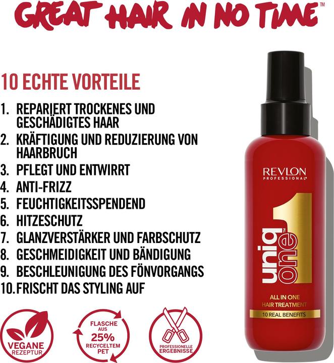 Image du produit Revlon Professional Uniqone™ Hair Treatment Classic + All In One Shampoo Pack (230 ml, Shampoing liquide)