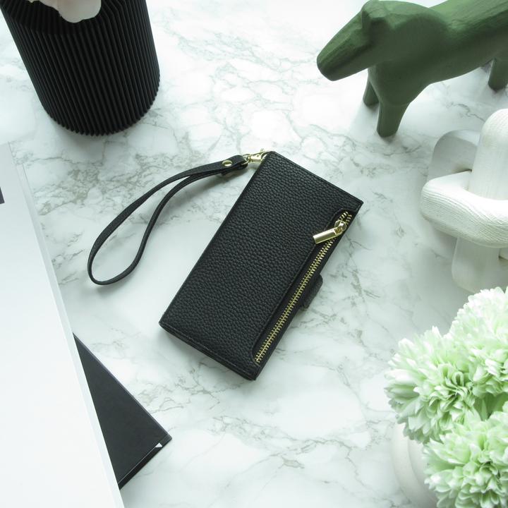 Image du produit PhoneLook Fourre Flip Wallet en cuir végétal avec portefeuille et fermeture magnétique (Apple iPhone 15)