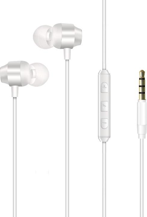Energizer Classic Headphones CIA10 - wired 3.5 mm jack headphones (white) (Cable)