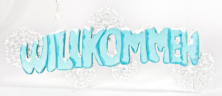 Produktbild VBS Holz-Schriftzug "Willkommen", 30 x 0,8 x 7 cm