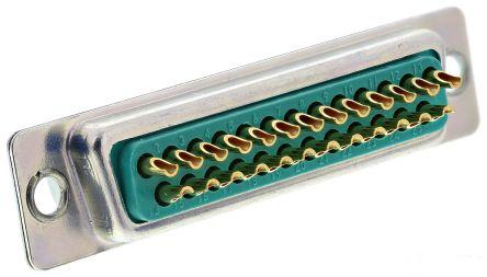 Rs Pro 25 way solder cont D socket,5A 750Vdc/ac