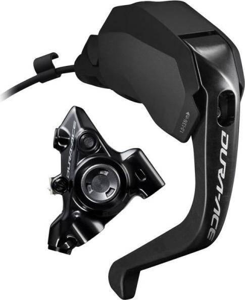 Actual product image Shimano Disc brake set DURA-ACE BR- with ST-R9180 Di2 front (Front wheel brake, Brake kit)