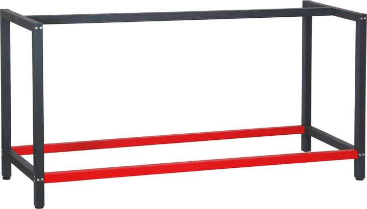 Immagine prodotto Wiltec Telaio per banco da lavoro 175x57x81cm Telaio per banco da lavoro in acciaio Telaio per tavolo (57 cm, 175 cm)