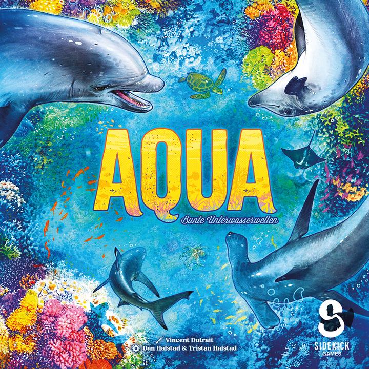 Immagine prodotto Asmodée SIDD0001 - Aqua: Mondi sottomarini colorati, gioco da tavolo, per 1-4 giocatori, età 8+ (DE-Aus (Tedesco)