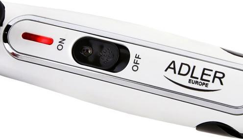Immagine prodotto Adler Piastra per capelli Garanzia 24 mesi, Sistema di riscaldamento in ceramica, 50 W, Bianco (Piastra per capelli)