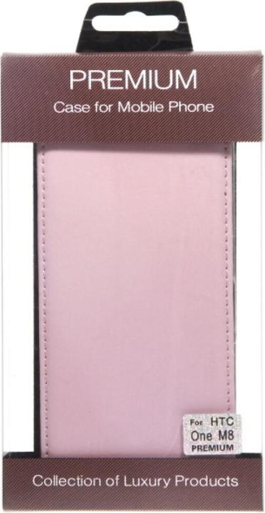 Image du produit OEM Etui cuir Slim Flip HTC One M8 rose (HTC One (M8), HTC One M8s)