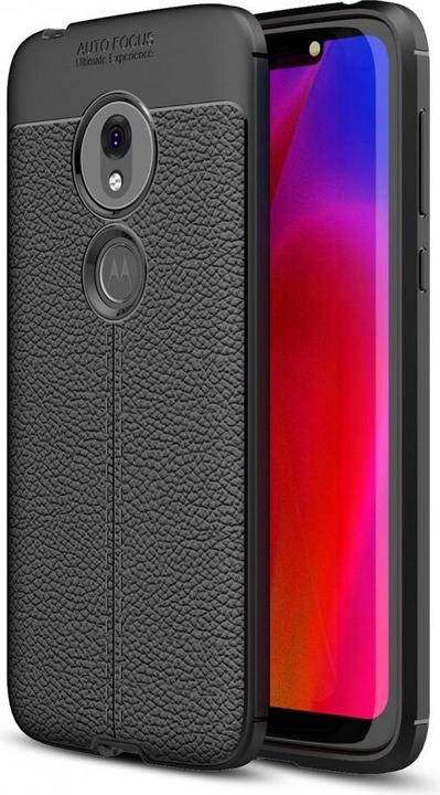 Produktbild Screenguard Motorola Moto G7 Play Hülle Leather Design TPU Cover (Motorola Moto G7 Play)