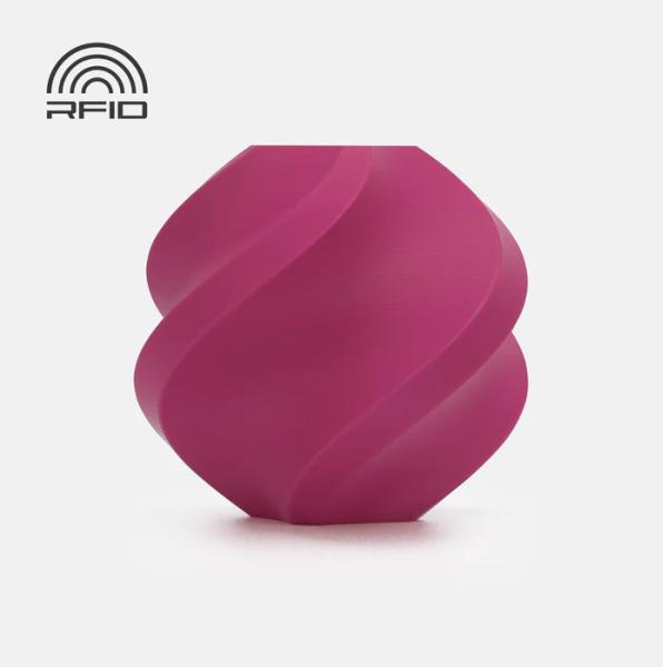 Actual product image Bambu Lab - PLA Matte Refill - Plum - 1.75mm (PLA, 1.75 mm)