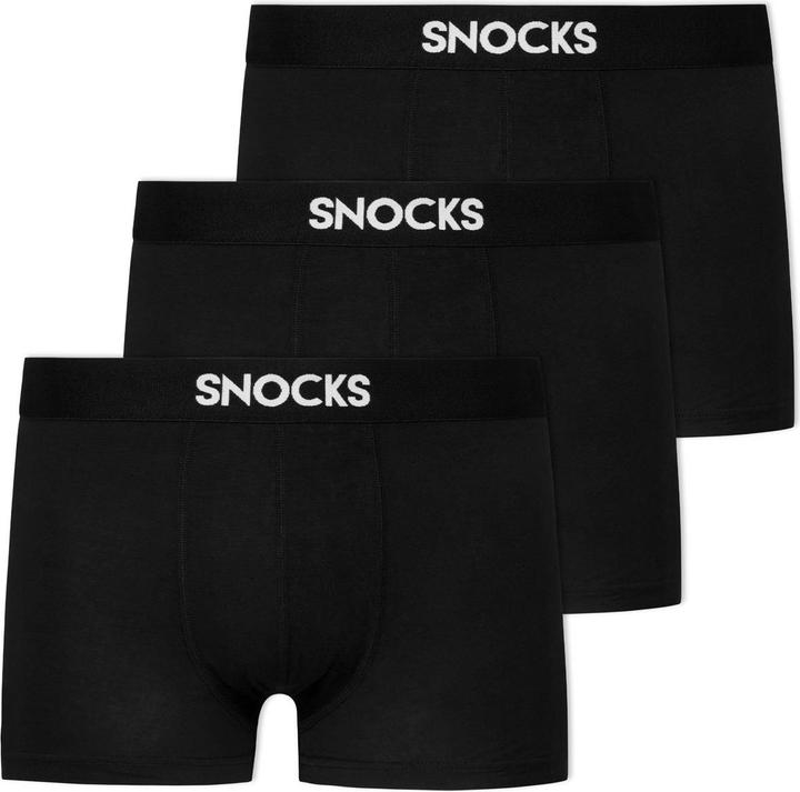 Snocks Premium Boxershorts (M, 3er Pack)