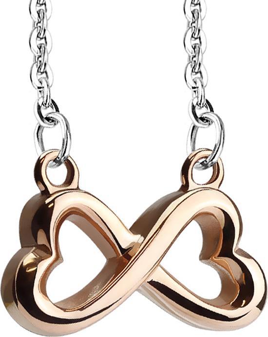 Immagine prodotto Star Piercing Catena d'argento con ciondolo infinito in oro rosa (Acciaio chirurgico 316L, senza ottone)