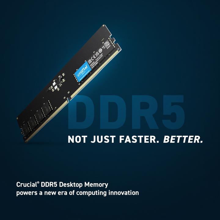 Image du produit Crucial Mémoire ordinateur de bureau (2 x 16GB, 5600 MHz, RAM DDR5, DIMM)