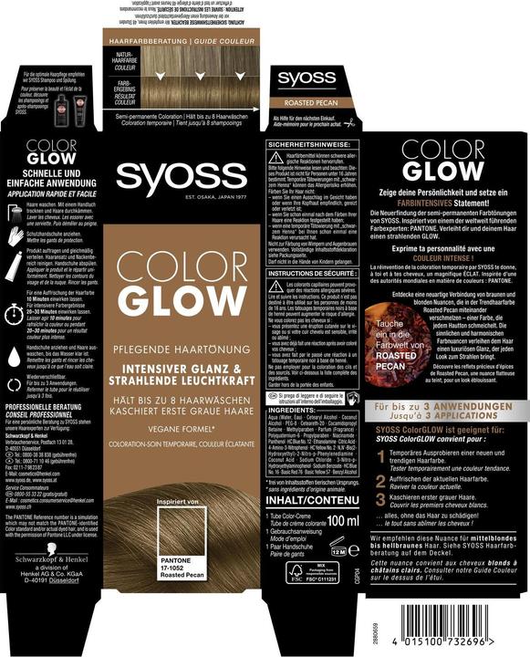 Produktbild Syoss Color Glow (17-1052 Roasted Pecan)