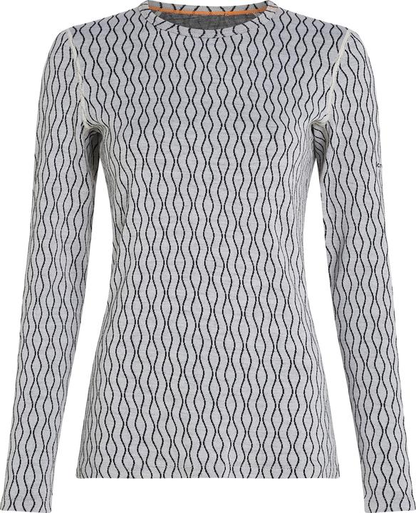 Icebreaker Femmes Mérino 260 Vertex L/S Crewe On-Piste (M)