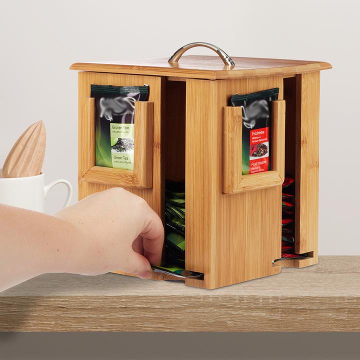Immagine prodotto Relaxdays Tea box girevole
