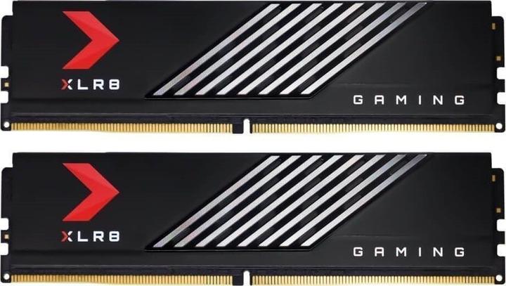 PNY KIT BARRETTES MÉMOIRE 32GO (2X16GO) DIMM DDR5 XLR8 GAMING MAKO PC5-51200 (6400 MHZ) (NOIR) (2 x 16GB, 6400 MHz, DDR5-RAM, DIMM)