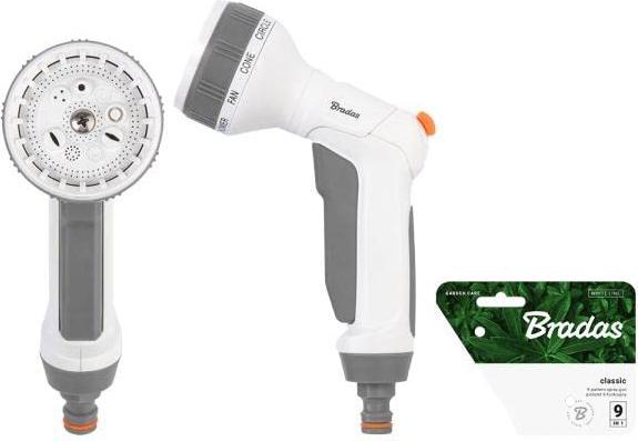 Produktbild Bradas Gartenbrause mit 9 Bewässerungsmuster