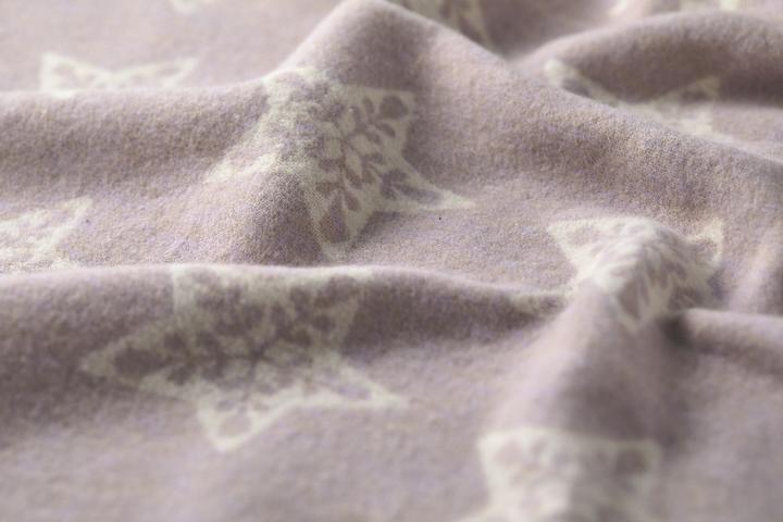 Actual product image David Fussenegger Flannel blanket stars.46254140