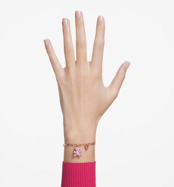 Produktbild Swarovski Teddy Armband Rosa (18 cm, Swarovski Metall)