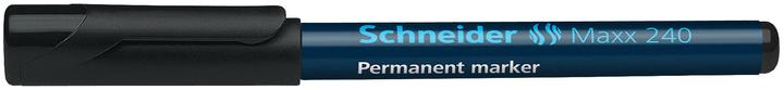 Produktbild Schneider Permanentmarker Maxx 240 Strichstärke: 1-2 mm Schreibfarbe: schwarz (Schwarz, 2 mm, 10 x)