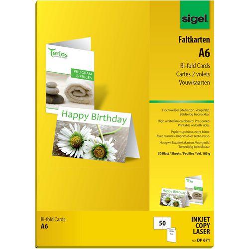 Image du produit Sigel Cartes dépliantes (50 pcs)