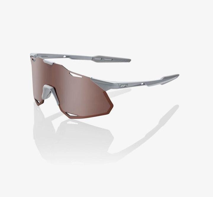 Produktbild 100% Brille Hypercraft XS Matte Stone Grey-HiPER C (Matte Stone Grey, HiPER Crimson Silver Mirror)