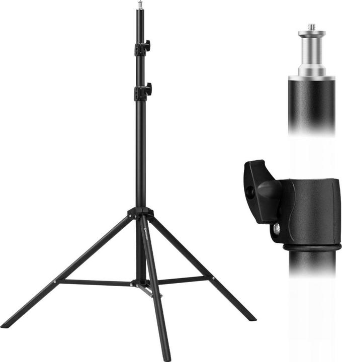 Image du produit K&F Concept Support d'éclairage photographique de 2,8 m, support métallique portable