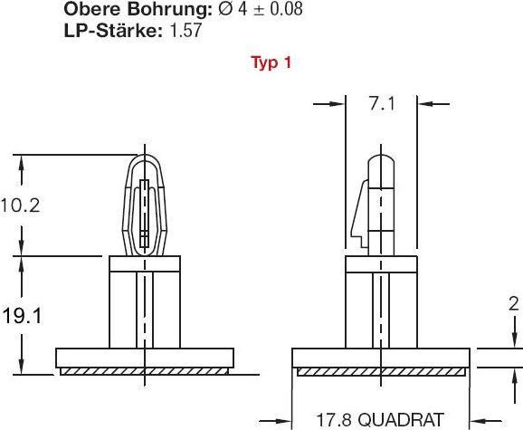 Image du produit Varia 311734 - Entretoise autocollante pour circuits imprimés