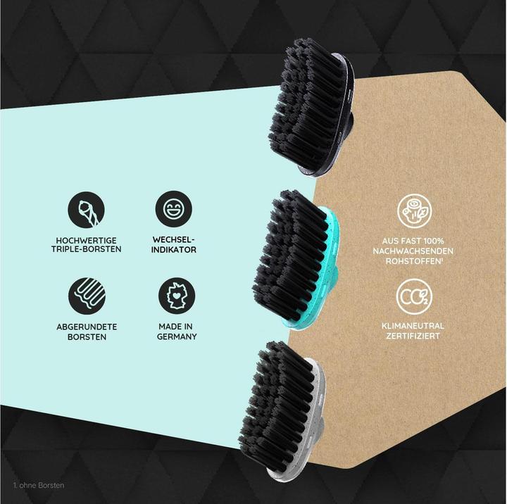 Actual product image happybrush Toothbrush head Eco Change 3 pieces (3 x)