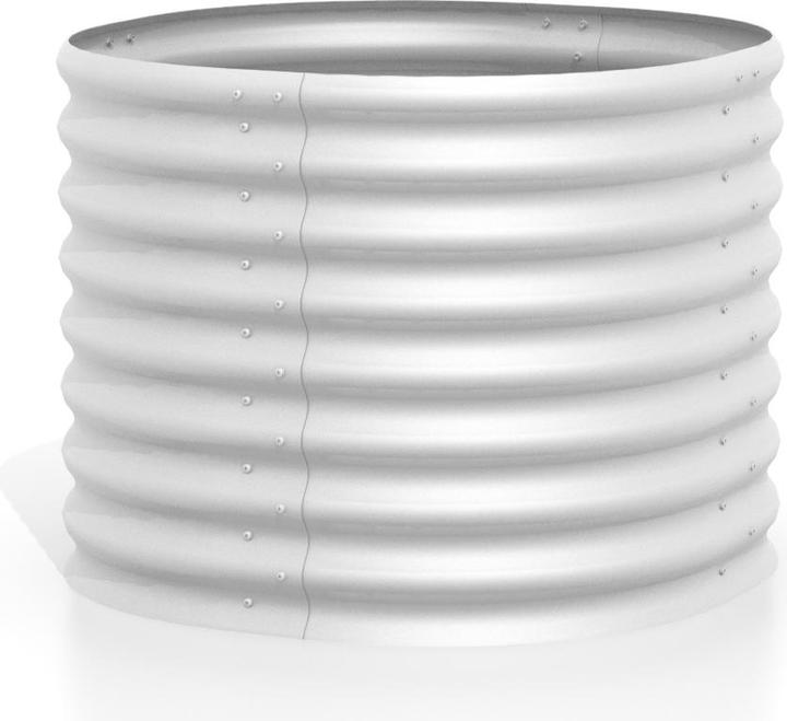 Actual product image Vitavia Raised bed classic Vita 630 round 82,1x63 cm silver