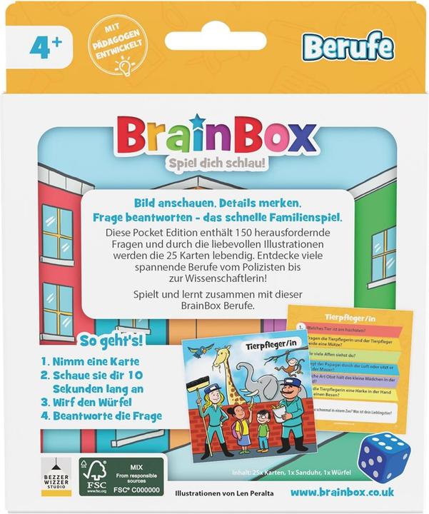 Image du produit Brainbox BB Pocket - Métiers (Allemand)