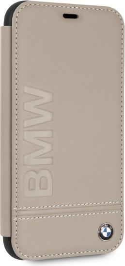 Immagine prodotto BMW BMFLBKI61LLST Libro iPhone Xr beżowy/taupe Logo Imprint (Apple iPhone XR)